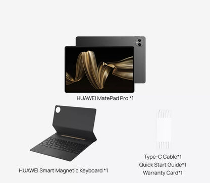 HUAWEI MatePad Pro 12.2" Black Tablet +  Keyboard & Pencil - 12GB+256GB